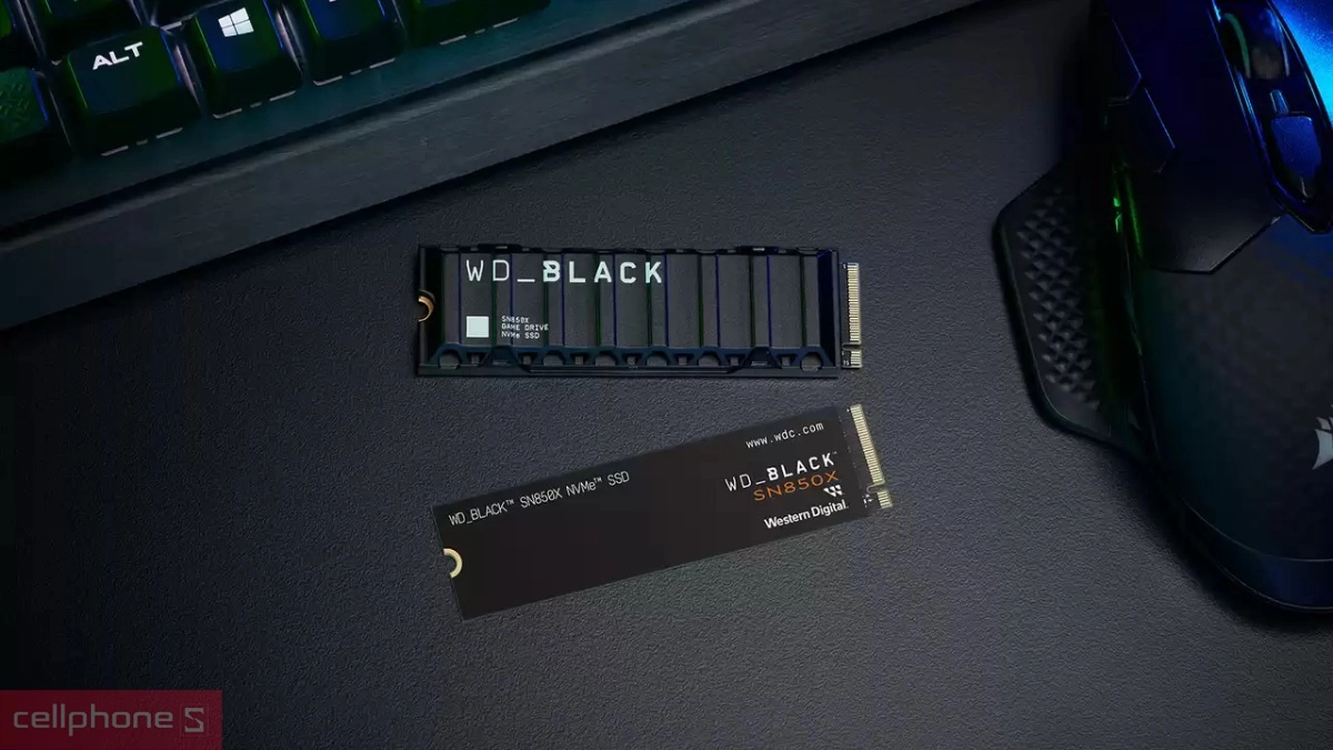 Dung lượng lưu trữ lớn của ổ cứng SSD WD SN850X NVMe PCIe Gen4 x4 M.2 2280 4TB