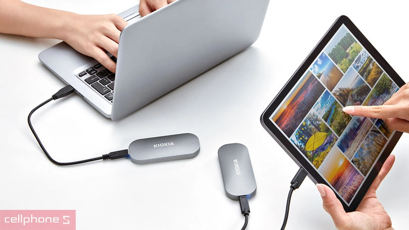 Ổ cứng di động SSD KIOXIA Exceria Plus Portable 500GB – Giải pháp lưu trữ toàn diện