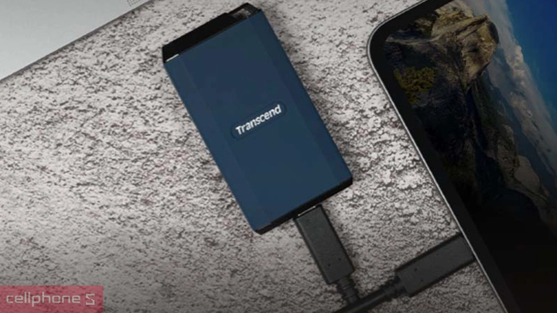 Khả năng kết nối ổ cứng di động SSD Transcend ESD410C 2000MBS 1TB