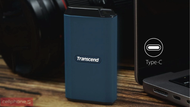 Dung lượng ổ cứng di động SSD Transcend ESD410C 2000MBS 4TB