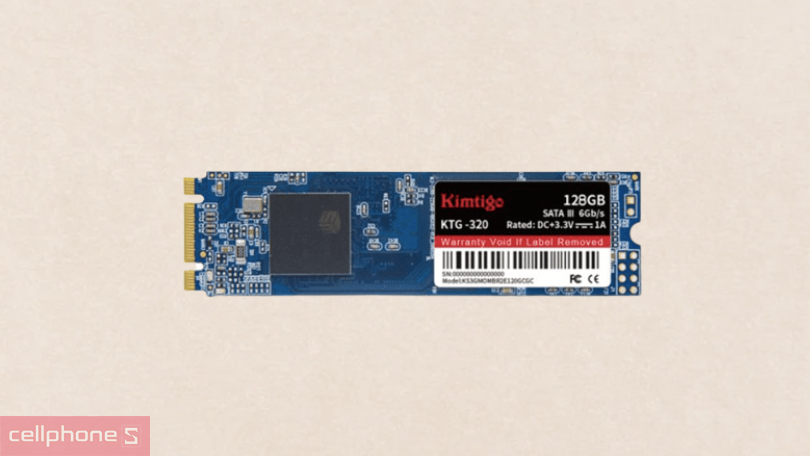 Ổ cứng SSD Kimtigo 128GB M.2 SATAK128S3M28KTG320
