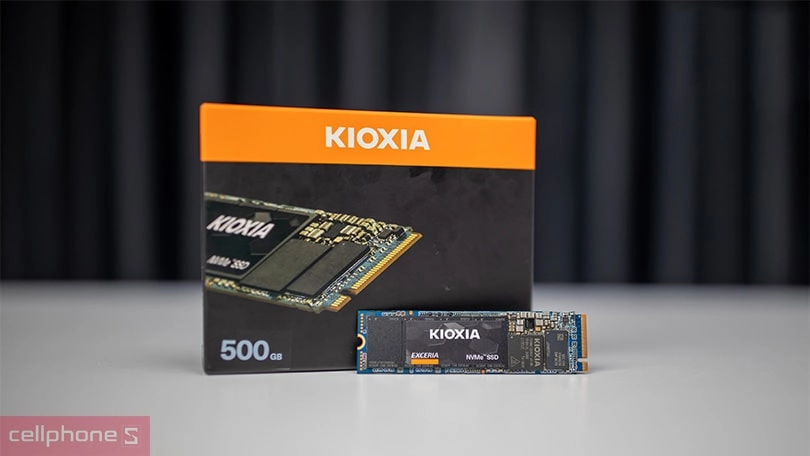 Ổ cứng SSD Kioxia Exceria NVMe Gen 3 x 4 500GB - Không gian lưu trữ lớn