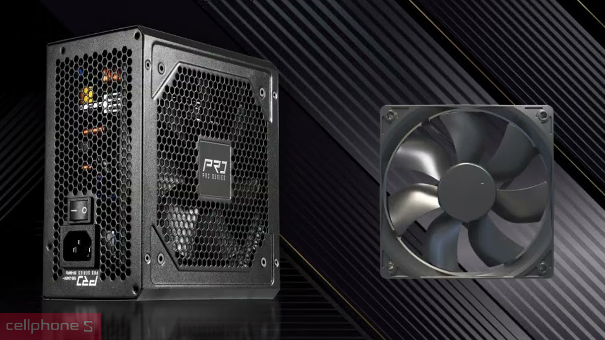 Thiết kế nguồn máy tính ASRock PRO-750B 750W