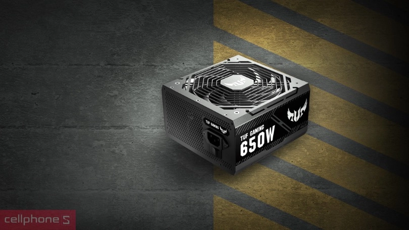 Nguồn máy tính Asus TUF Gaming 650W - Cung cấp năng lượng ổn định, hoạt động êm ái
