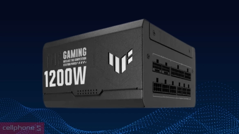 Thiết kế nguồn máy tính ASUS TUF Gaming 1200W 80 Plus Gold