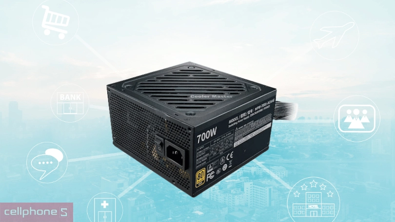 Nguồn máy tính Cooler Master MWE G Gold 700W – công suất ổn định, hiệu năng mạnh mẽ
