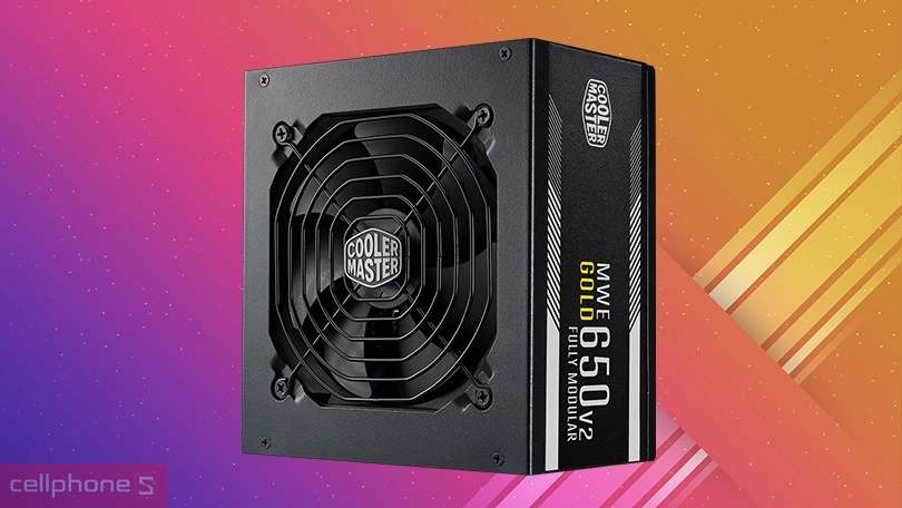 Nguồn máy tính Cooler Master MWE Gold 650 V2 Full Modular - Hiệu suất tuyệt vời, tản nhiệt hiệu quả