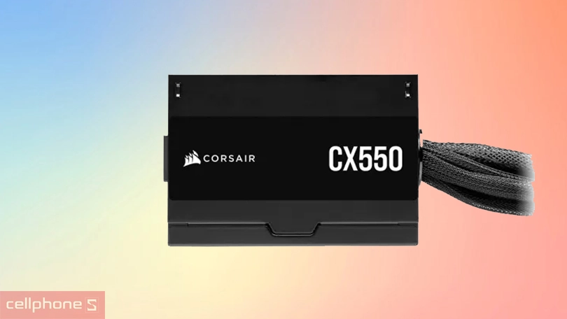 Nguồn máy tính Corsair CX550 - Công suất nguồn mạnh mẽ, thiết kế bền bỉ