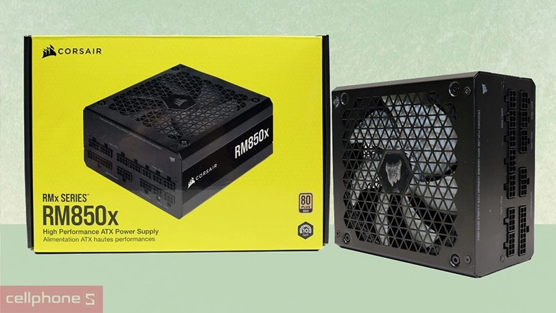 Nguồn máy tính Corsair RM850X 2021 - Công suất mạnh mẽ, tản nhiệt hiệu quả