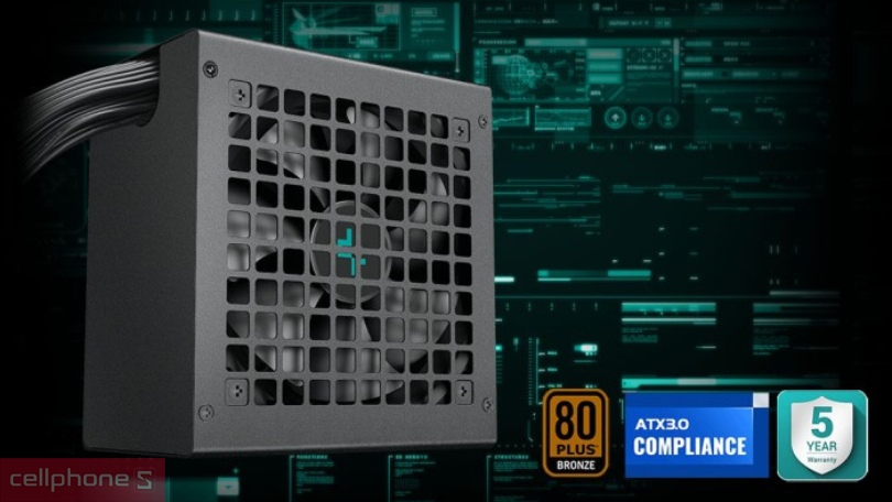 Tiêu chuẩn nguồn của nguồn máy tính Deepcool PL750D 750W ATX 3.0