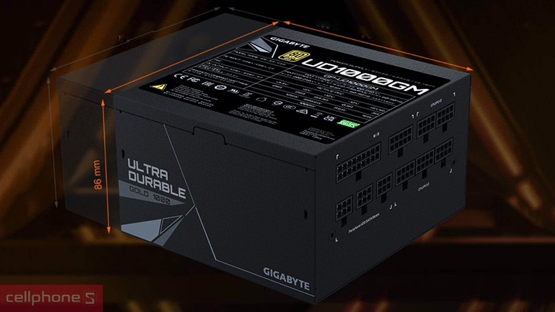 Nguồn máy tính Gigabyte UD1000GM 1000W Full Modular 80 Plus Gold