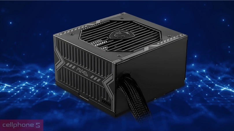 Nguồn máy tính MSI MAG A750BN PCIE5 750W: thiết kế thông minh, hiệu suất đáng nể