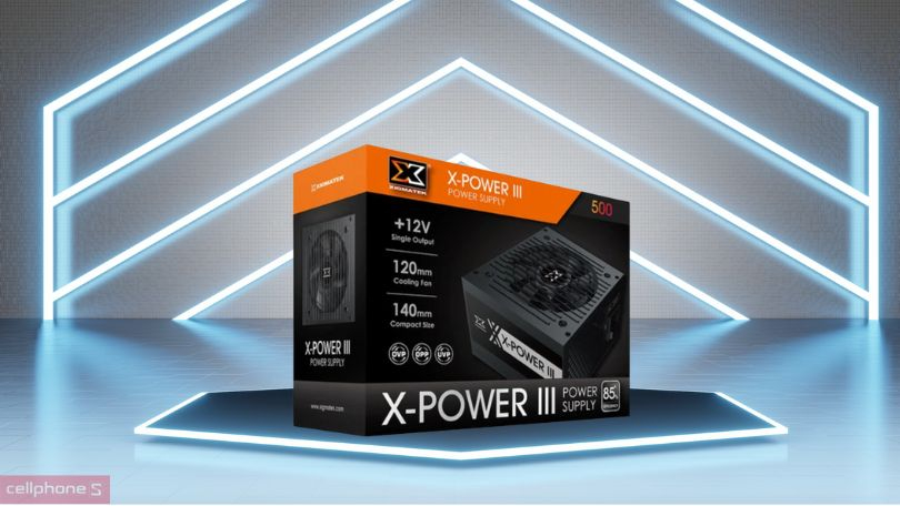 Đánh giá thiết kế Nguồn máy tính XIGMATEK X-Power III 500 - 450W - 80 Plus