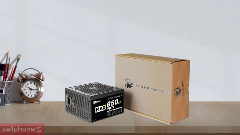 Nguồn máy tính Jetek MW650 V2 650W - Hiệu suất cao, hoạt vận hành ổn định