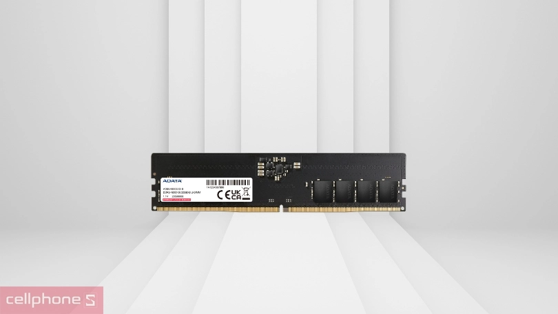 RAM laptop Adata 4800Mhz DDR5 16GB: điện áp thấp, băng thông cao