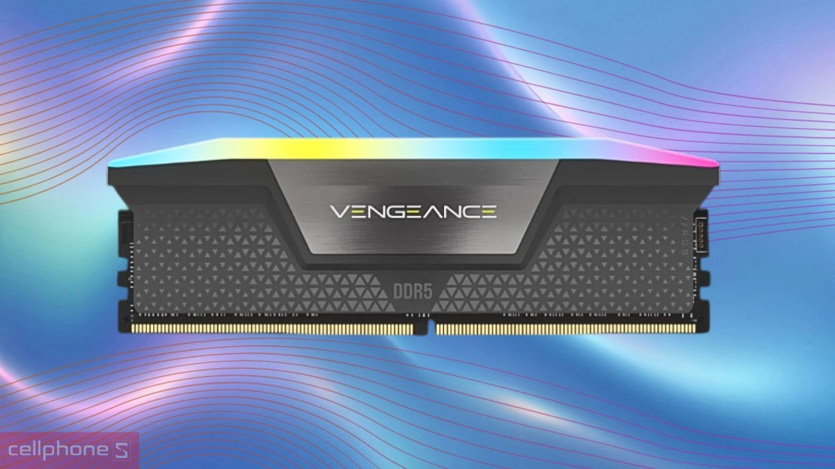 Chuẩn RAM PC CORSAIR VENGEANCE RGB DDR5 16GB 6000MHZ