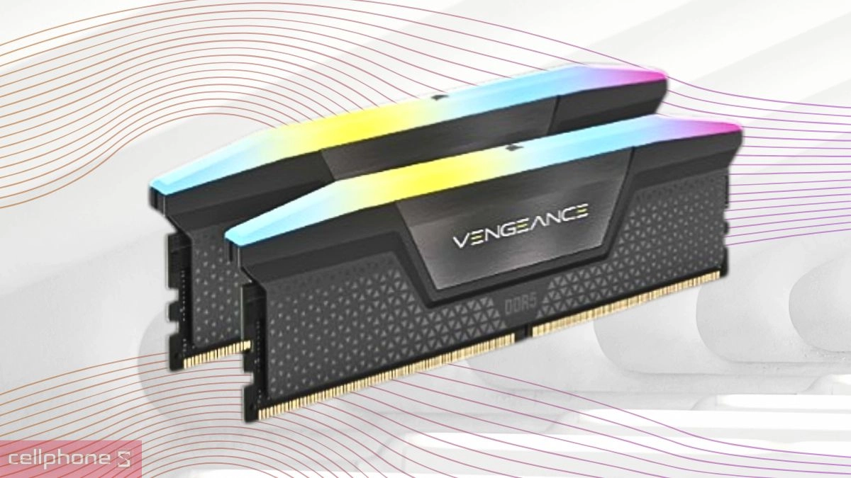 Mức điện áp vận hành RAM PC CORSAIR VENGEANCE RGB DDR5 16GB 6000MHZ