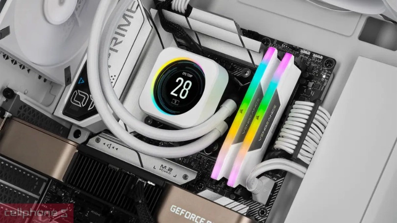 Dung lượng RAM Corsair Vengeance RGB DDR5 5200MHz 32GB