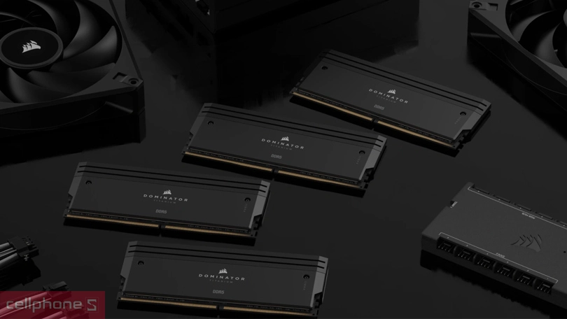 RAM Corsair Dominator Titanium RGB DDR5 6400MT/S 64GB – Giải phóng tiềm năng tối đa