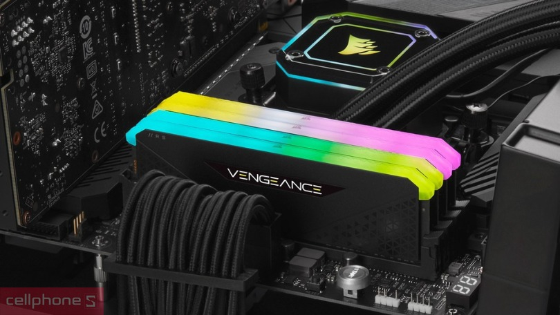 Điện năng tiêu thụ trên RAM Corsair Vengeance RGB RS DDR4 3200MHz 64GB