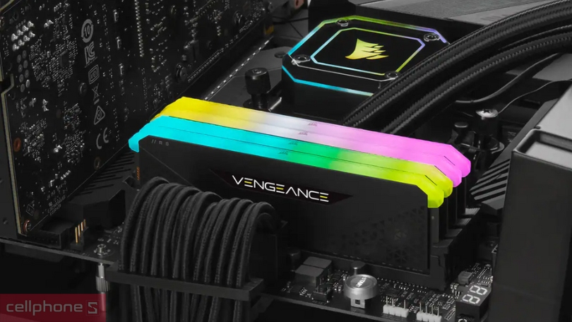 RAM Corsair Vengeance RGB Rs DDR4 3600Mhz 8GB - Thiết kế nổi bật cùng tốc độ cao