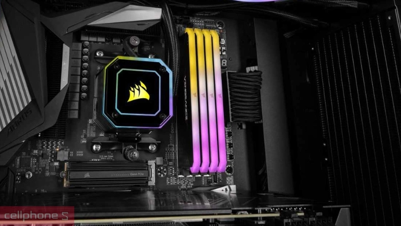 RAM Corsair Vengeance RGB Rs DDR4 3600Mhz 8GB - Thiết kế nổi bật cùng tốc độ cao