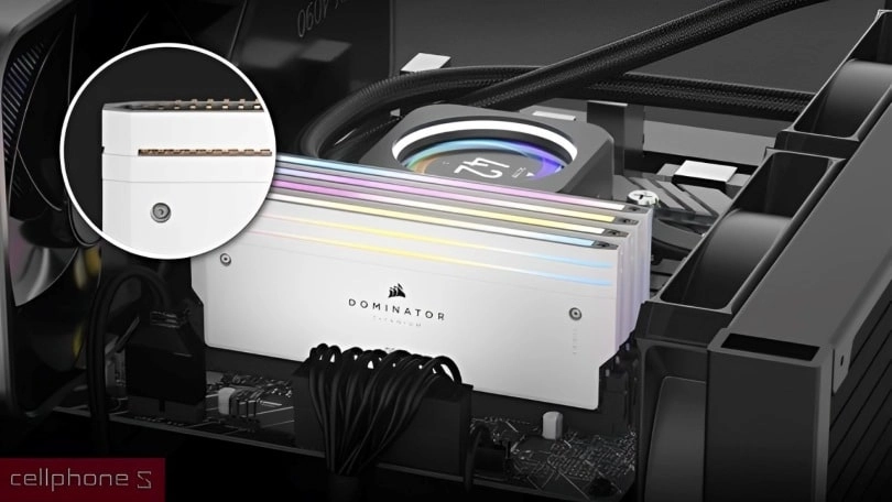 RAM PC Corsair Dominator Titanium RGB DDR5 6600MT/s 96GB - Hiệu năng vượt trội với công nghệ DDR5 tiên tiến