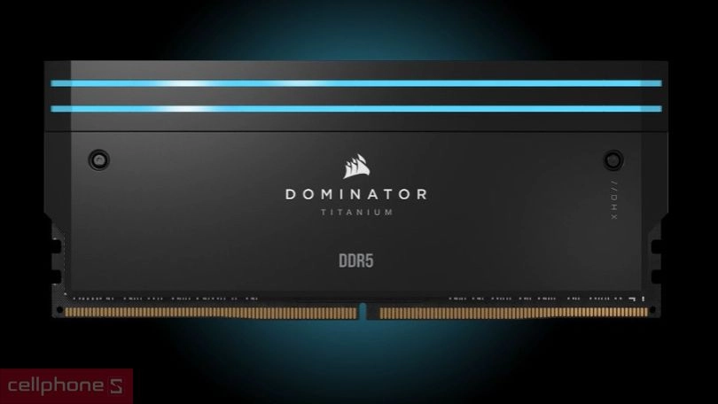 RAM PC Corsair Dominator Titanium RGB DDR5 6600MT/s 96GB - Hiệu năng vượt trội với công nghệ DDR5 tiên tiến