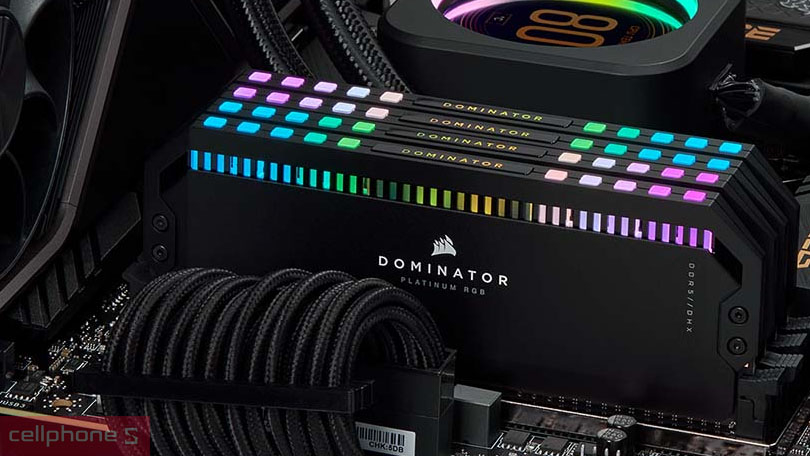 RAM Corsair Dominator Platinum RGB DDR5 6000MHz 32GB – Xử lý đa nhiệm đỉnh cao