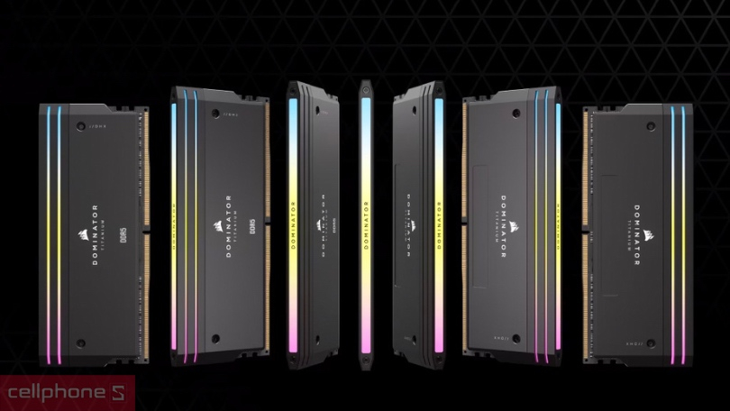 RAM Corsair Dominator Titanium RGB DDR5 6000MT/s 48GB - Dung lượng cực khủng, băng thông lớn