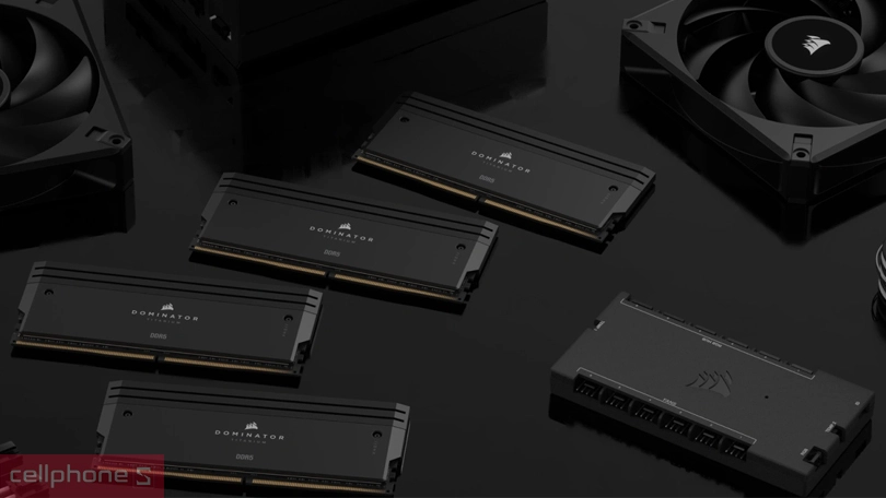 RAM Corsair Dominator Titanium RGB DDR5 6000MT/s 32GB - Hỗ trợ đa nhiệm mượt mà