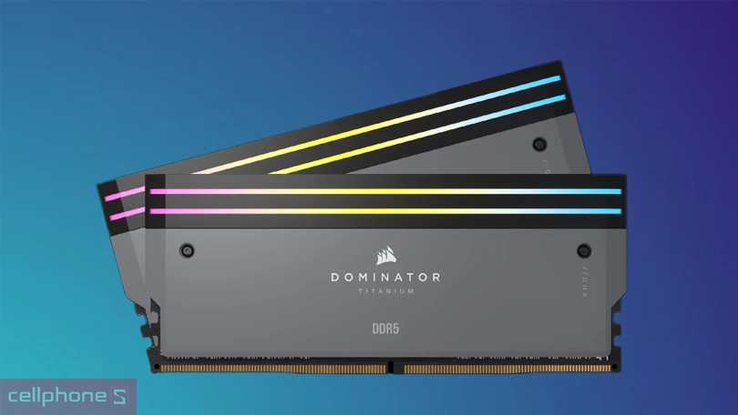 RAM Corsair Dominator Titanium RGB DDR5 6000MT/s 32GB - Hỗ trợ đa nhiệm mượt mà