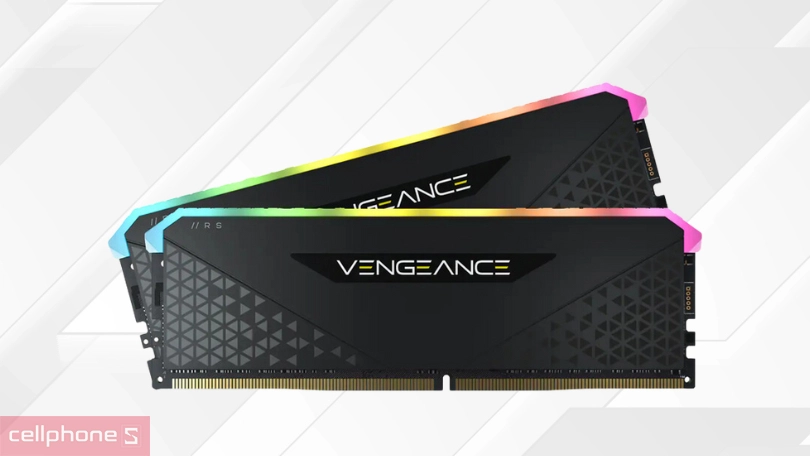 RAM Corsair Vengeance RGB RS 64GB 2x32GB 3600MHz DDR4 - Thiết kế LED RGB bắt mắt, hiệu suất đa nhiệm đỉnh cao