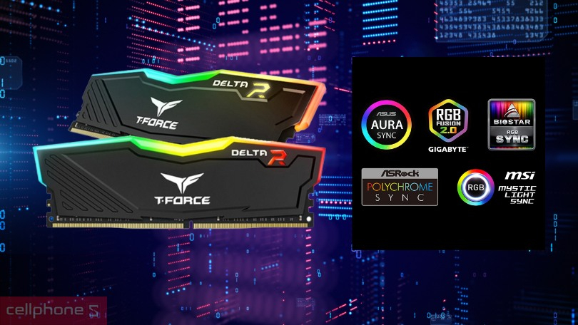 RAM PC T-Force Delta 16GB 3200MHz - Khả năng tương thích