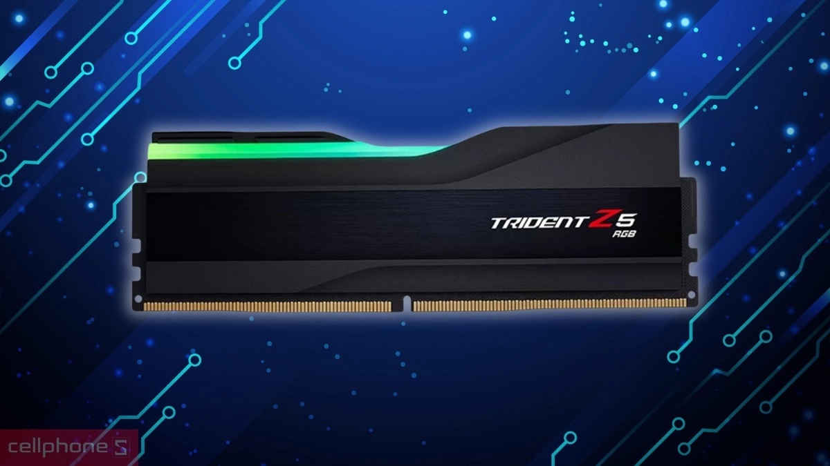 Độ tương thích RAM PC G.SKILL Trident Z5 RGB 16GB DDR5 6000MHz F5-6000J3636F16GX1-TZ5RK