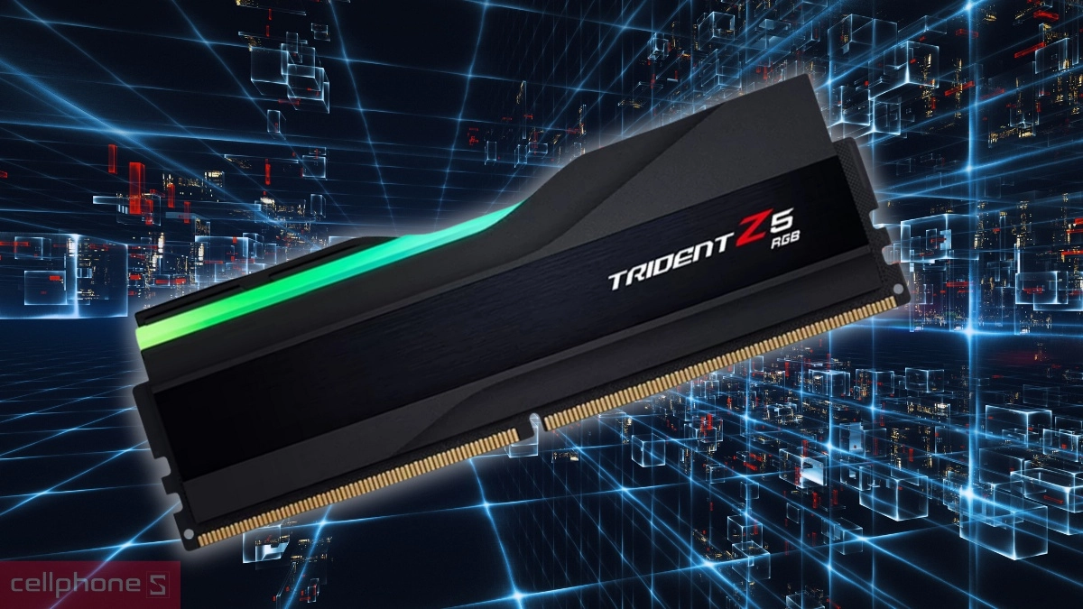 Tốc độ RAM PC G.SKILL Trident Z5 RGB 16GB DDR5 6000MHz F5-6000J3636F16GX1-TZ5RK