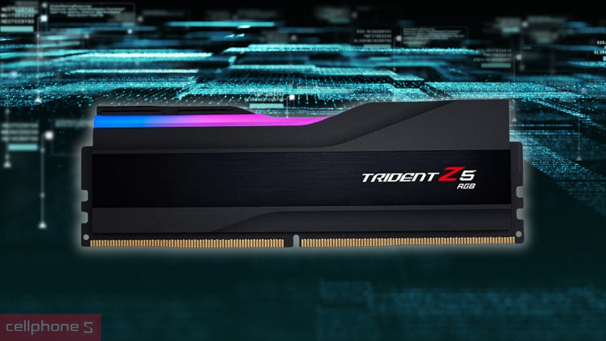 Bus RAM PC G.SKILL Trident Z5 RGB 16GB DDR5 6000MHz F5-6000J3636F16GX1-TZ5RK