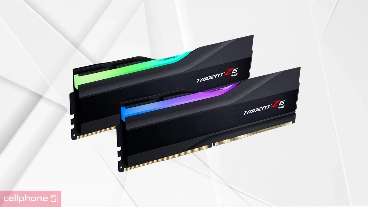 Dung lượng RAM PC G.SKILL Trident Z5 RGB 32GB DDR5 6000MHz F5-6000J3636F32GX1-TZ5RK