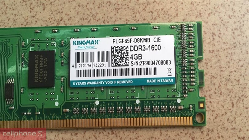 Linh kiện chất lượng, đảm bảo độ bền bỉ