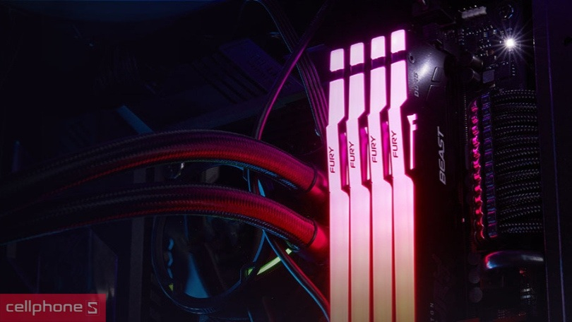 Hiệu suất Ram PC Kingston Fury Beast RGB DDR5 6000MHz 16GB (2*8GB)
