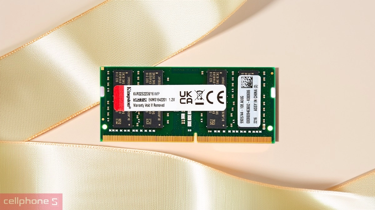 Chuẩn DDR4 RAM Laptop Kingston DDR4 3200Mhz 16GB KVR32S22D8/16WP