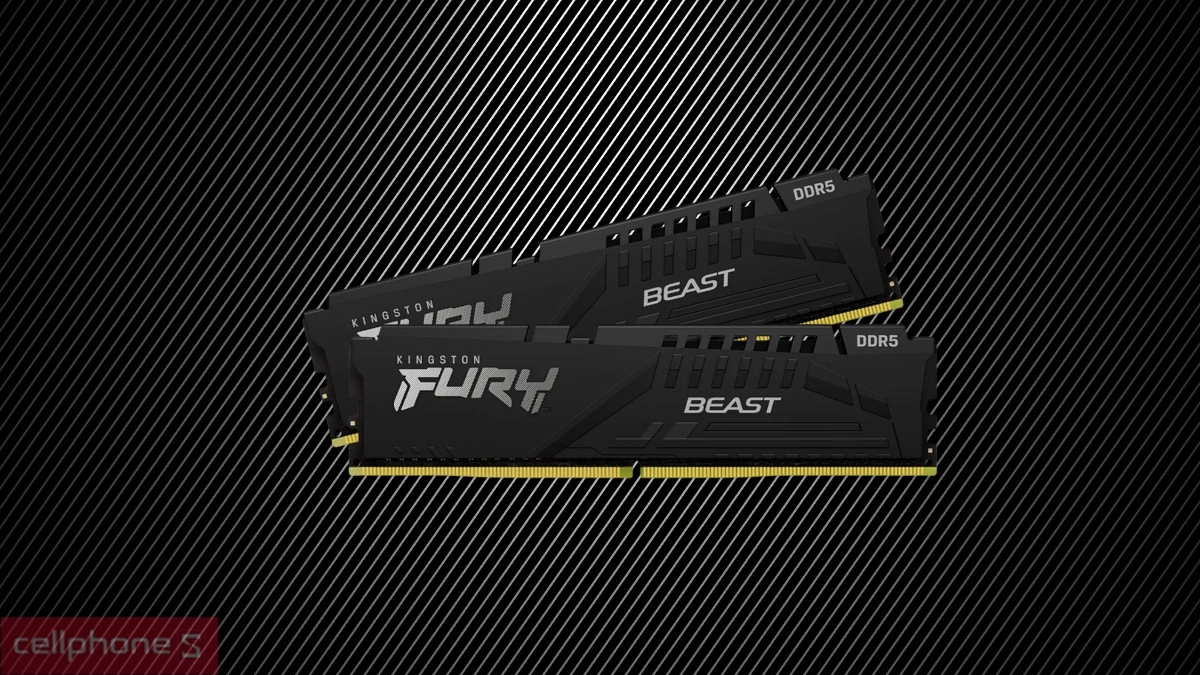 Dung lượng RAM Kingston Fury DDR5 6000MHz 32GB KF560C36BBE2K2-32WP