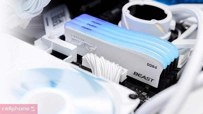 Tốc độ đọc - ghi của RAM Kingston Fury Beast RGB White DDR4 3600MHz 8GB