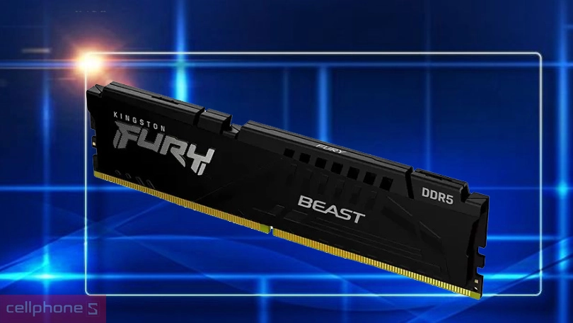 RAM Kingston Fury Beast DDR5 5200MHz 32GB - Dung lượng đa nhiệm ấn tượng
