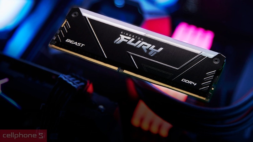 Ram PC Kingston FURY Beast RGB 32GB (2X16GB) 3200MHz DDR4 KF432C16BB12AK2/32