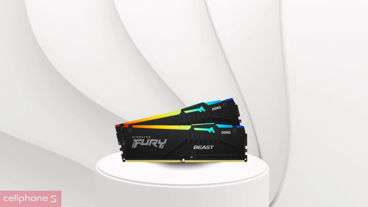 RAM Kingston Fury Beast RGB KF556C40BB2AK2-64