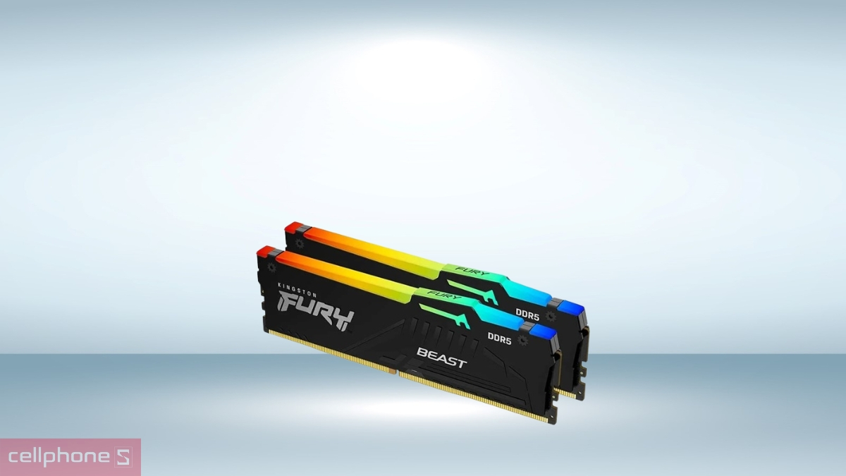 Điện áp RAM Kingston Fury Beast RGB KF556C40BB2AK2-64