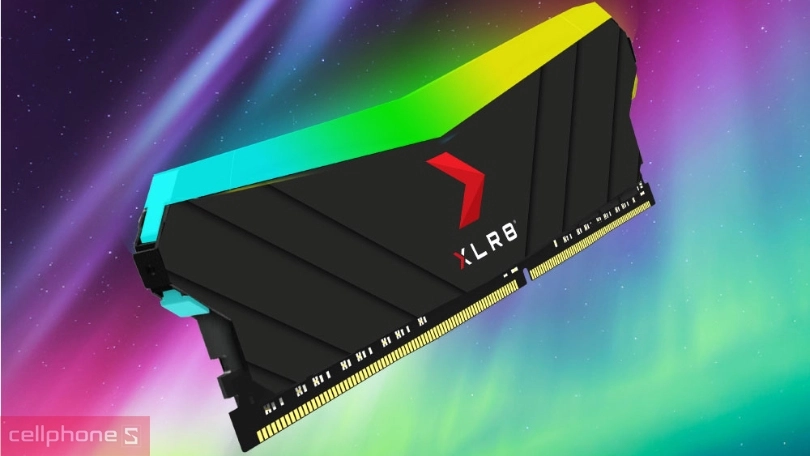 Dung lượng RAM PNY XLR8 DDR4 3200MHz Heatsink RGB 8GB