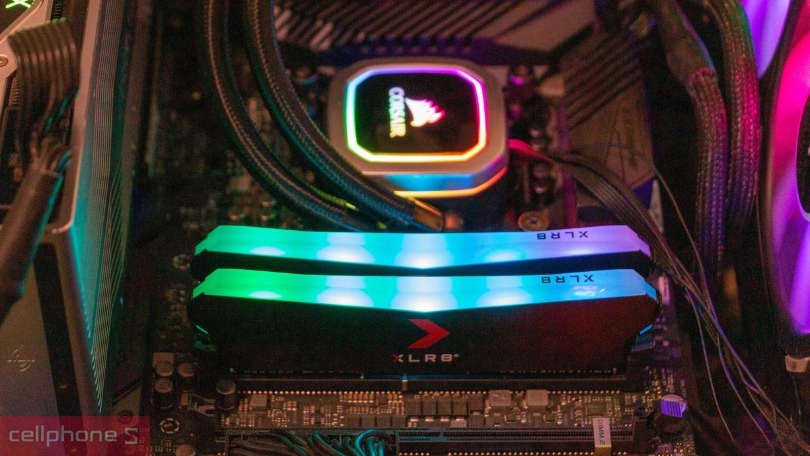 Điện năng tiêu thụ của RAM PNY XLR8 DDR4 3200MHz Heatsink RGB 8GB
