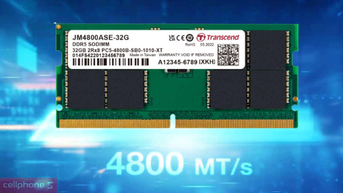 Chuẩn RAM DDR5 hiệu suất cao